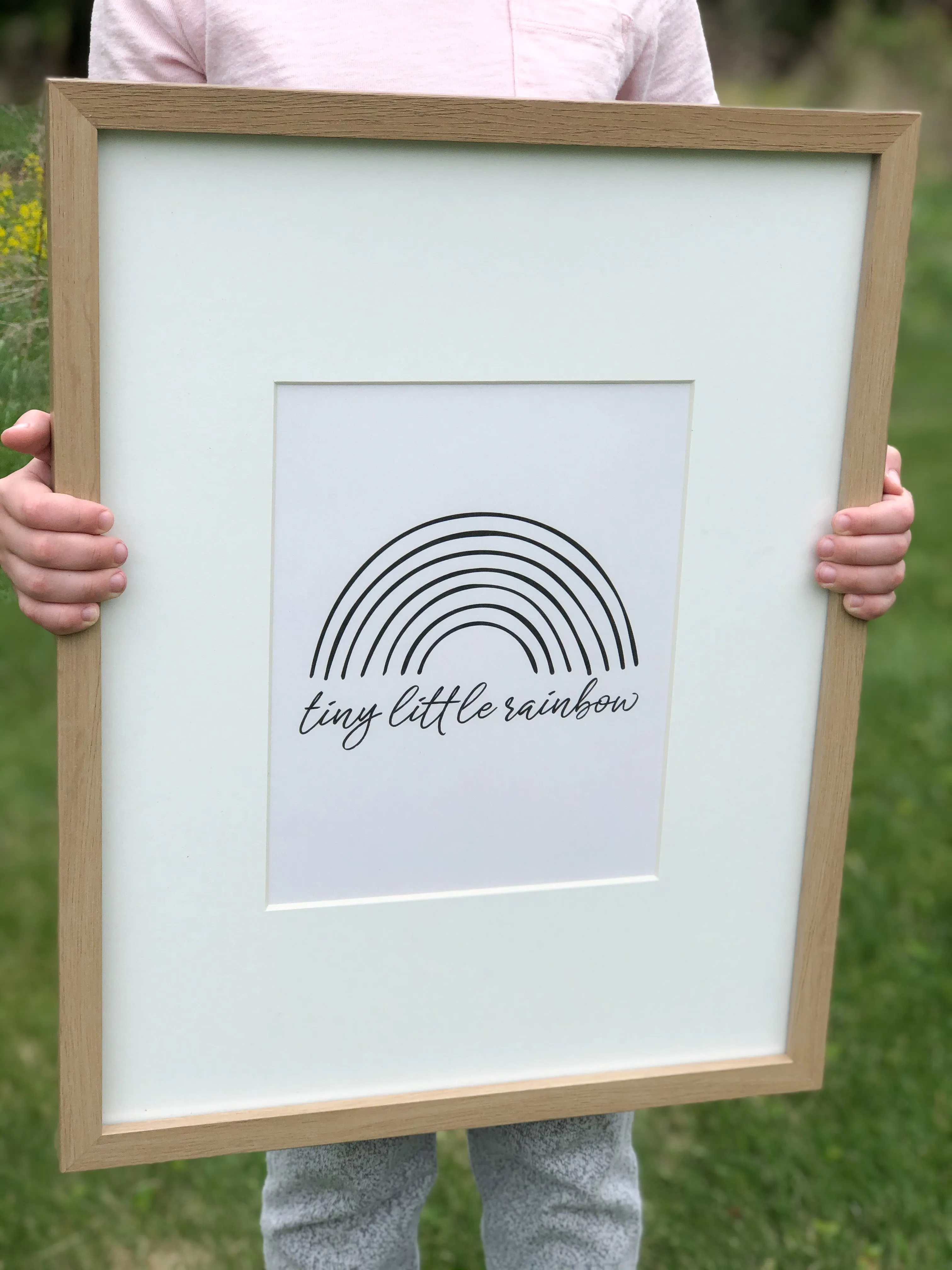 Tiny Little Rainbow Printable Sign