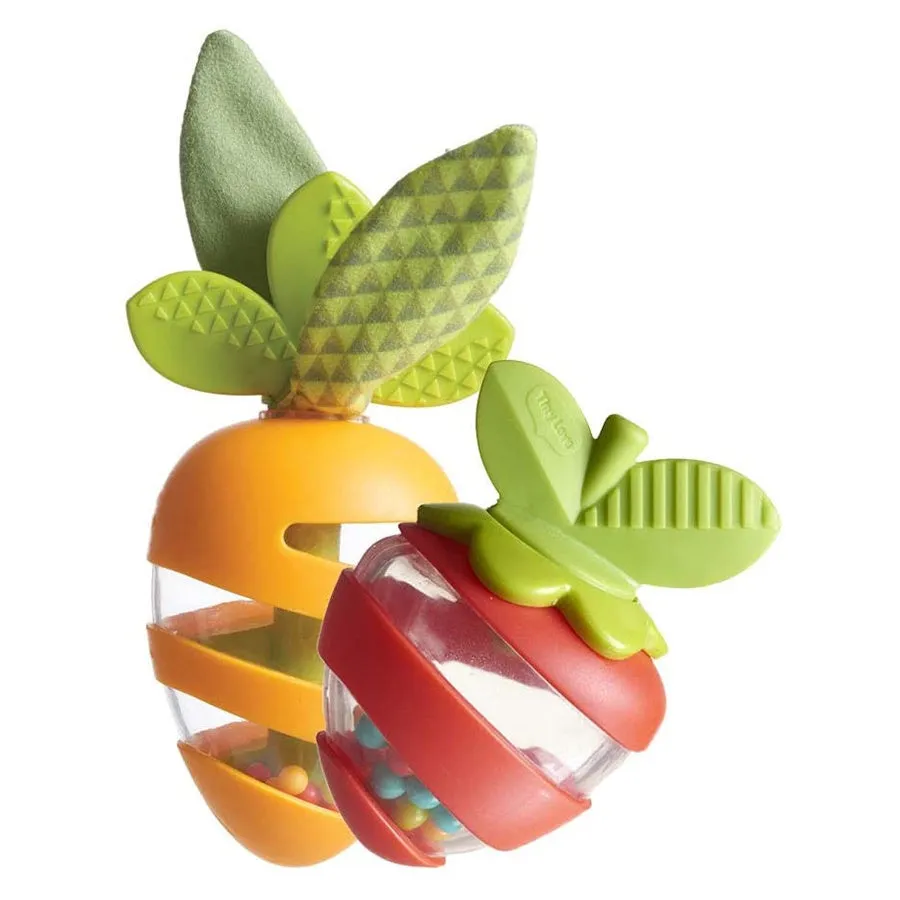 Tiny Love Tiny Growers Carrot Rainstick & Strawberry Rattle