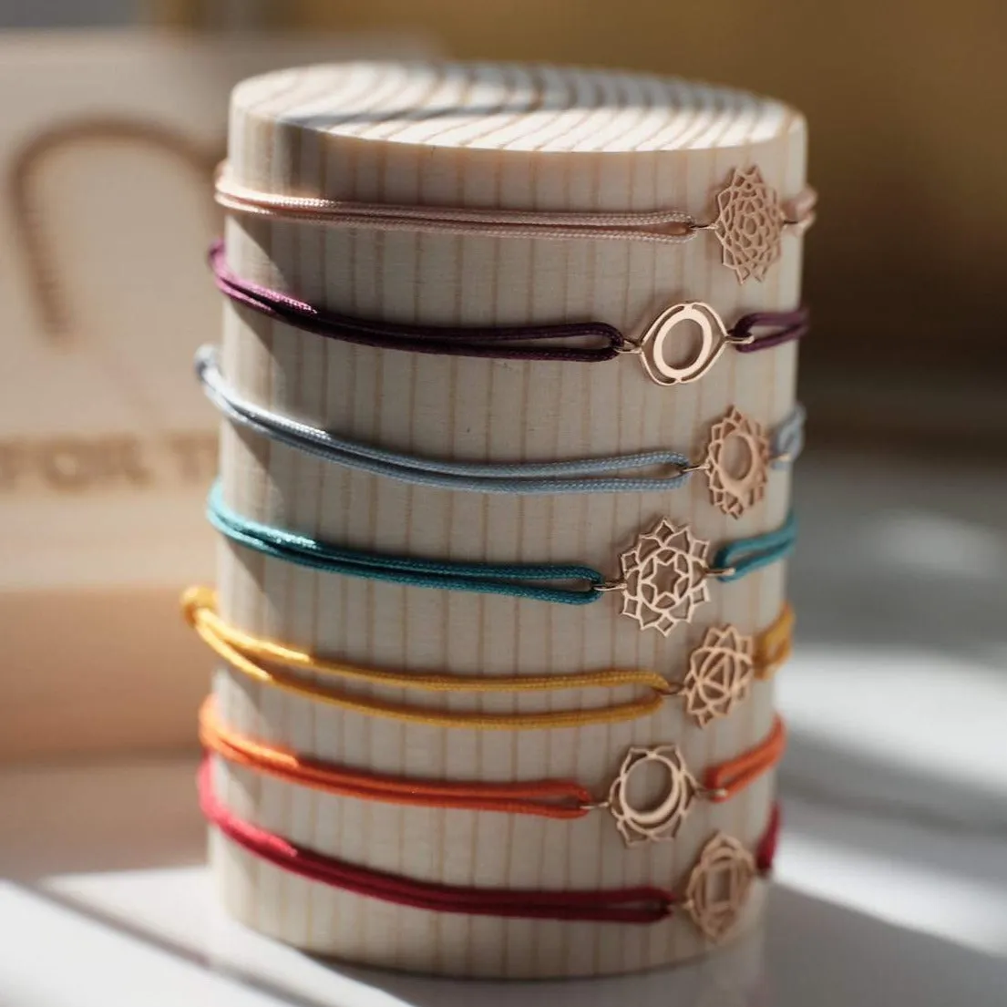 Tiny Om Bracelet- Creativity Chakra - Svadisthana