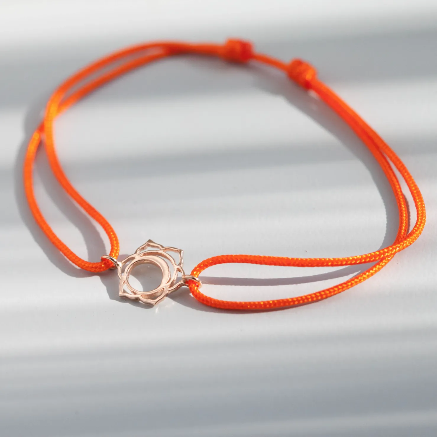 Tiny Om Bracelet- Creativity Chakra - Svadisthana