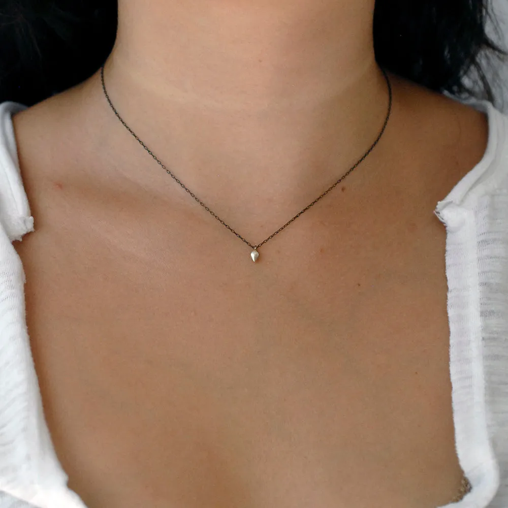 tiny pod necklace