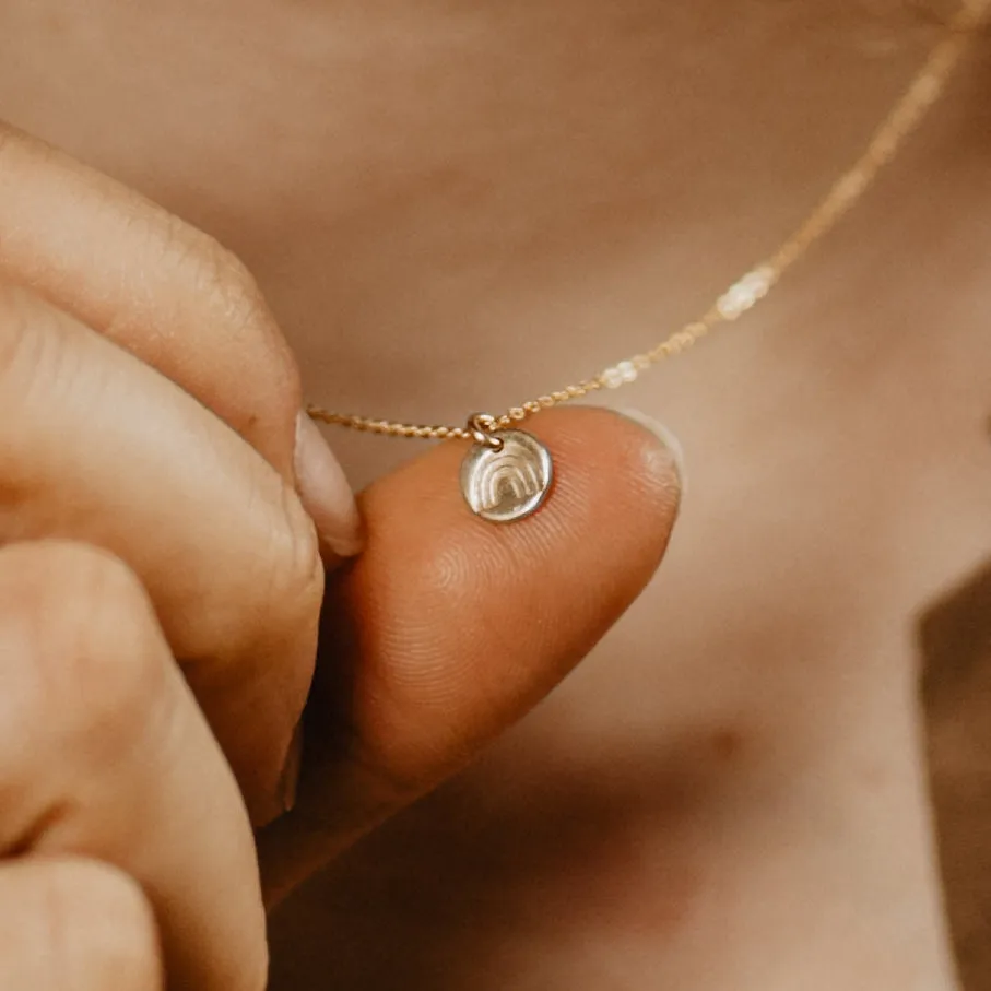 Tiny Rainbow Necklace