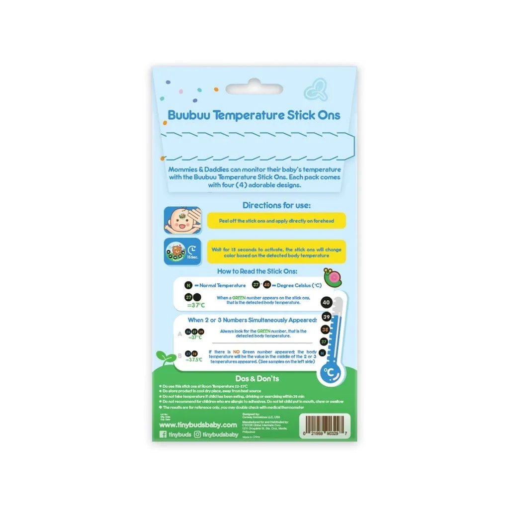 Tiny Remedies Buubuu Temperature Stick Ons