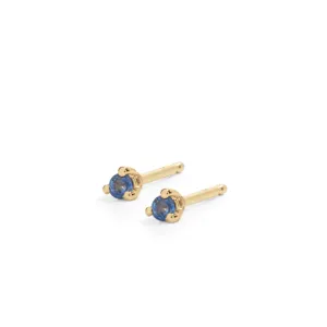 tiny sapphire studs