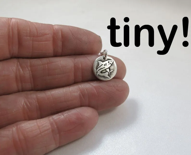 Tiny Shark Necklace