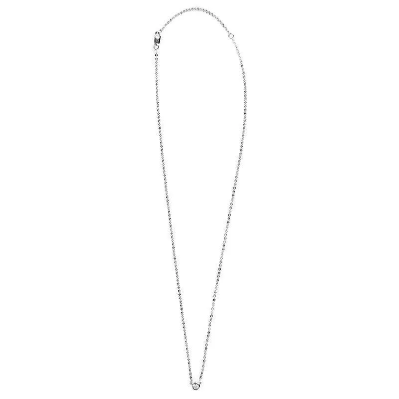 TINY SINGLE STONE NECKLACE