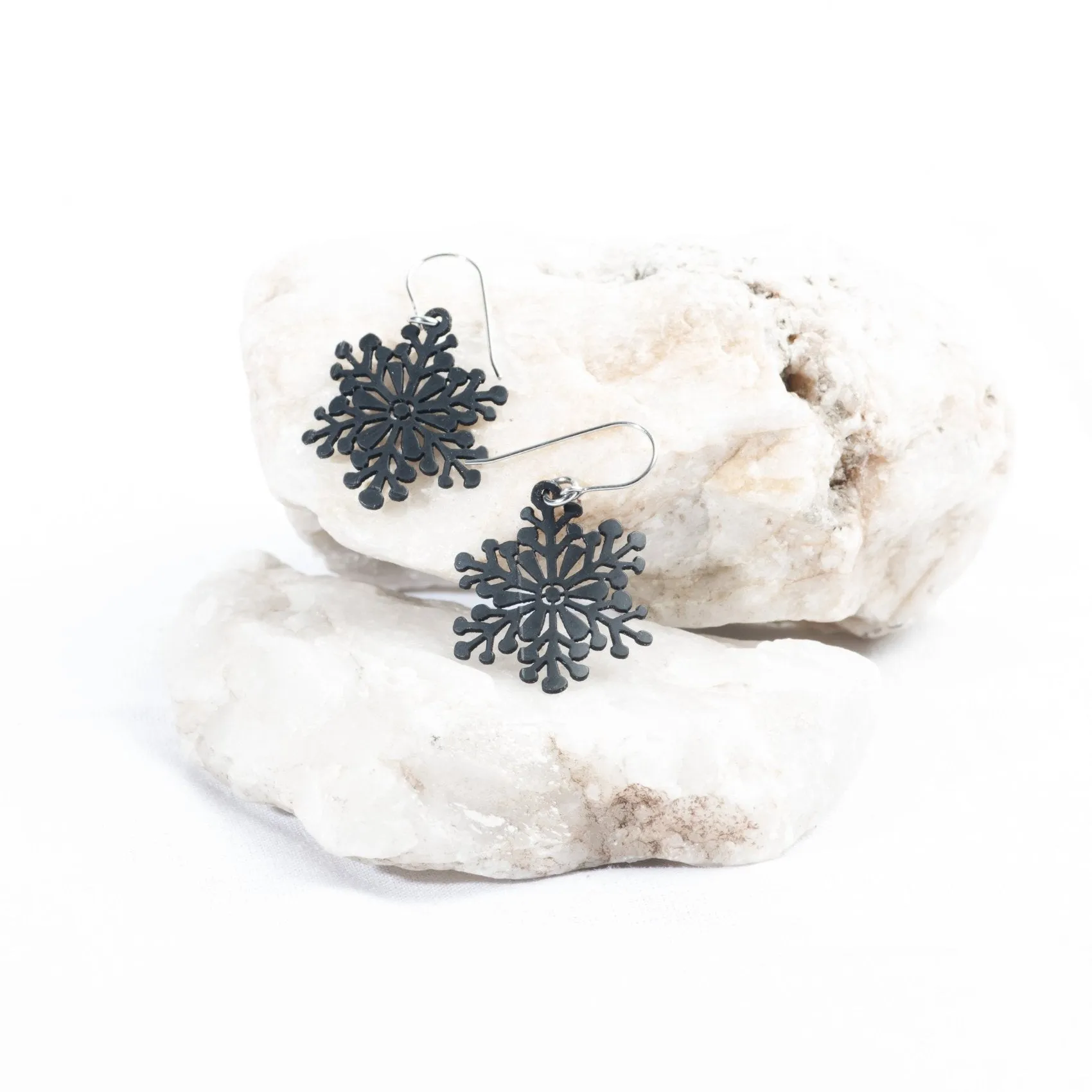 Tiny Snowflake Earring