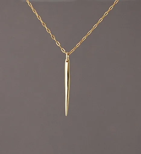 Tiny Spear Dagger Necklace