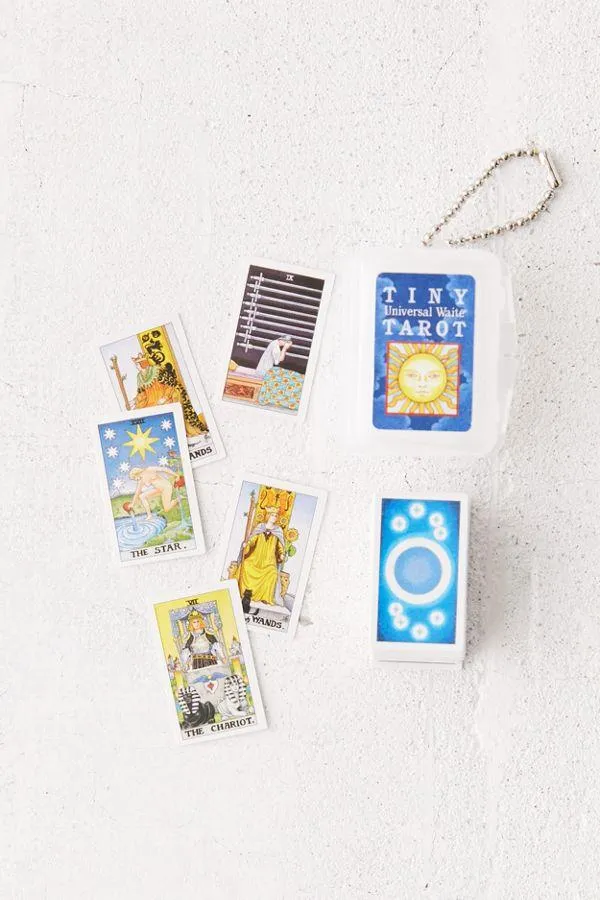 Tiny Universal Waite Tarot Keychain