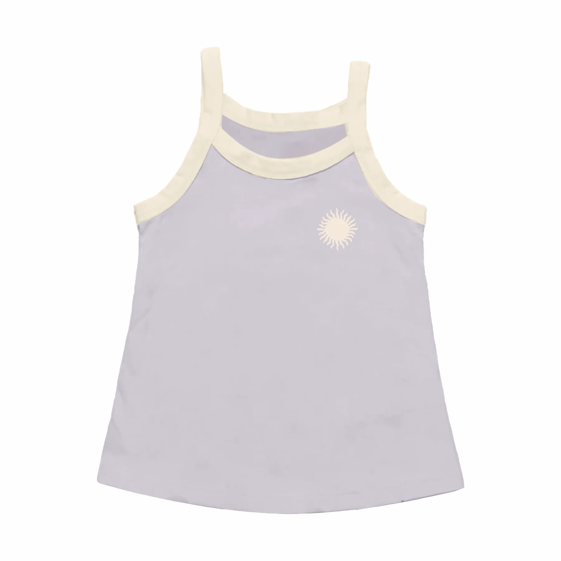 Tiny Whales Morning Glory Racer Back Lilac