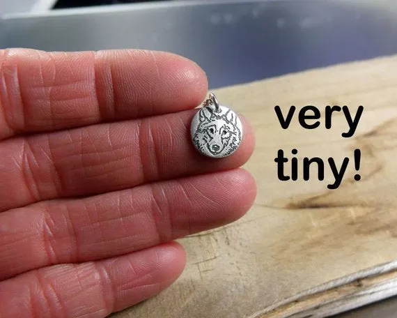 Tiny Wolf Necklace