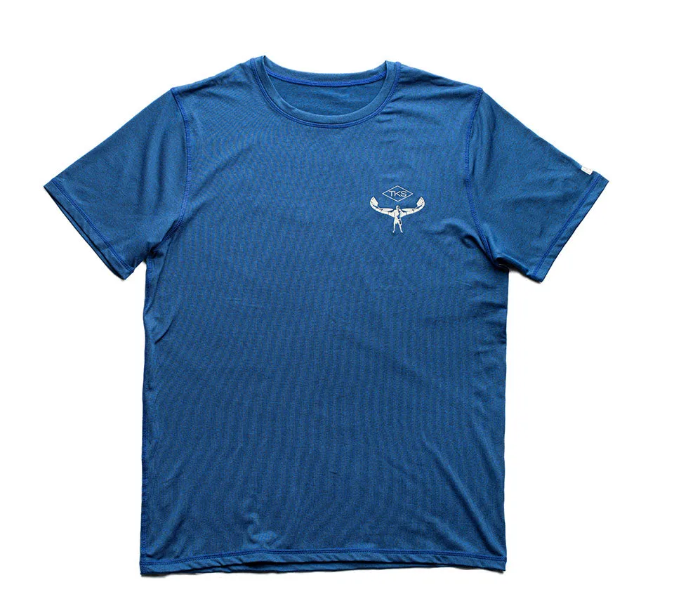 TKS Antix Sunshirt - Heather Blue SS