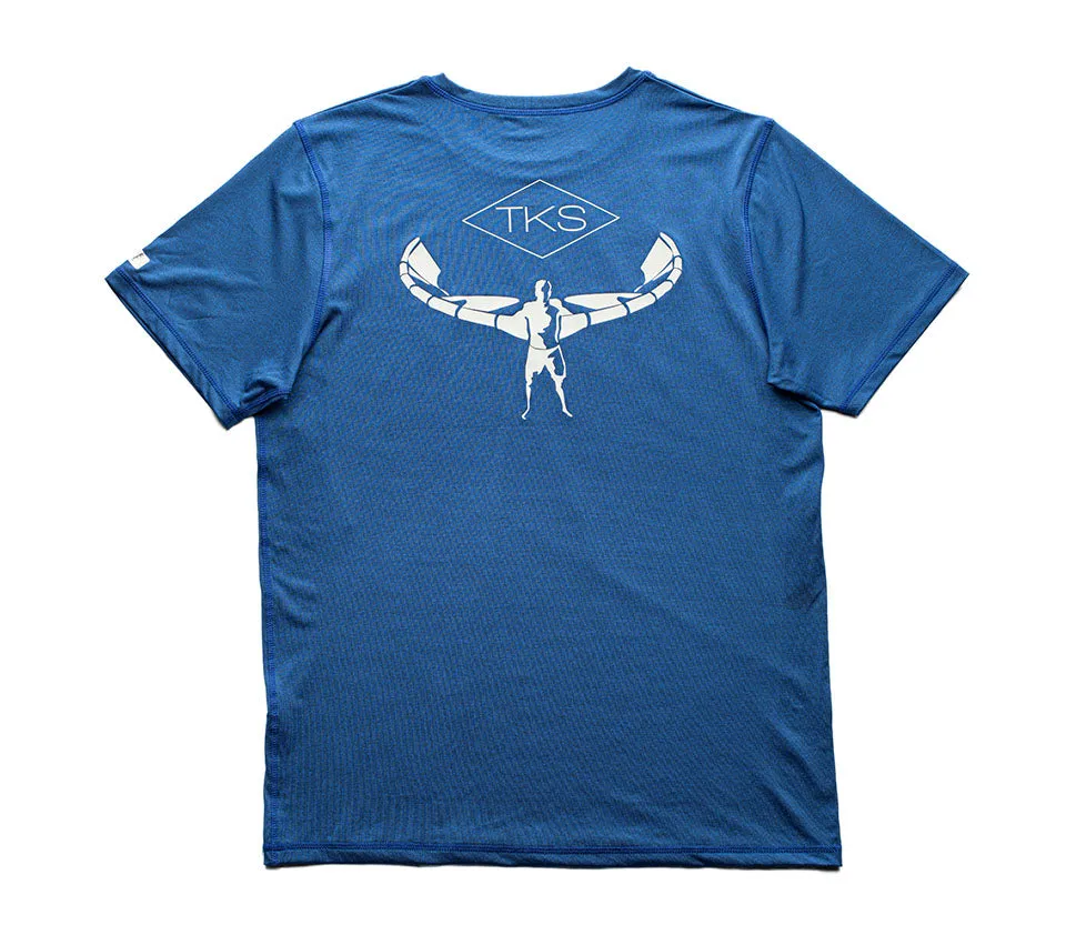 TKS Antix Sunshirt - Heather Blue SS