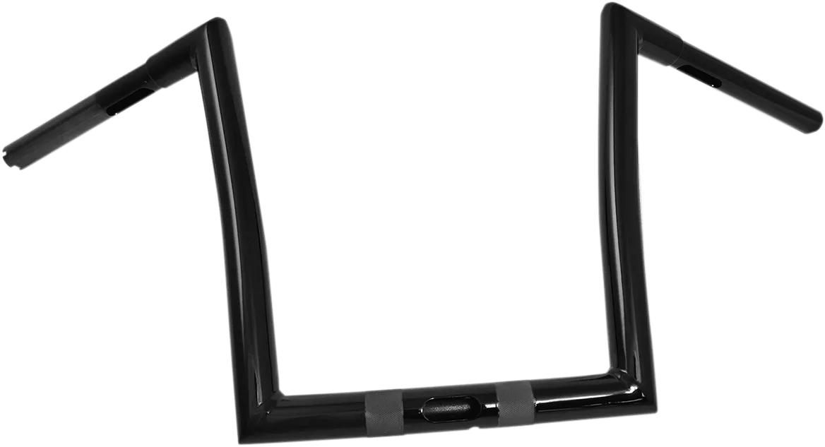 Todds Cycle 0601-3986 1 1/4in. Handlebar - 12in. Ape - Gloss Black
