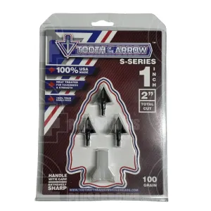 Tooth of The Arrow Solid Series Broad Head (3 Pack)