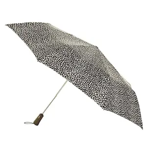 Totes 70mph Windproof Titan Auto Open Umbrella with NeverWet