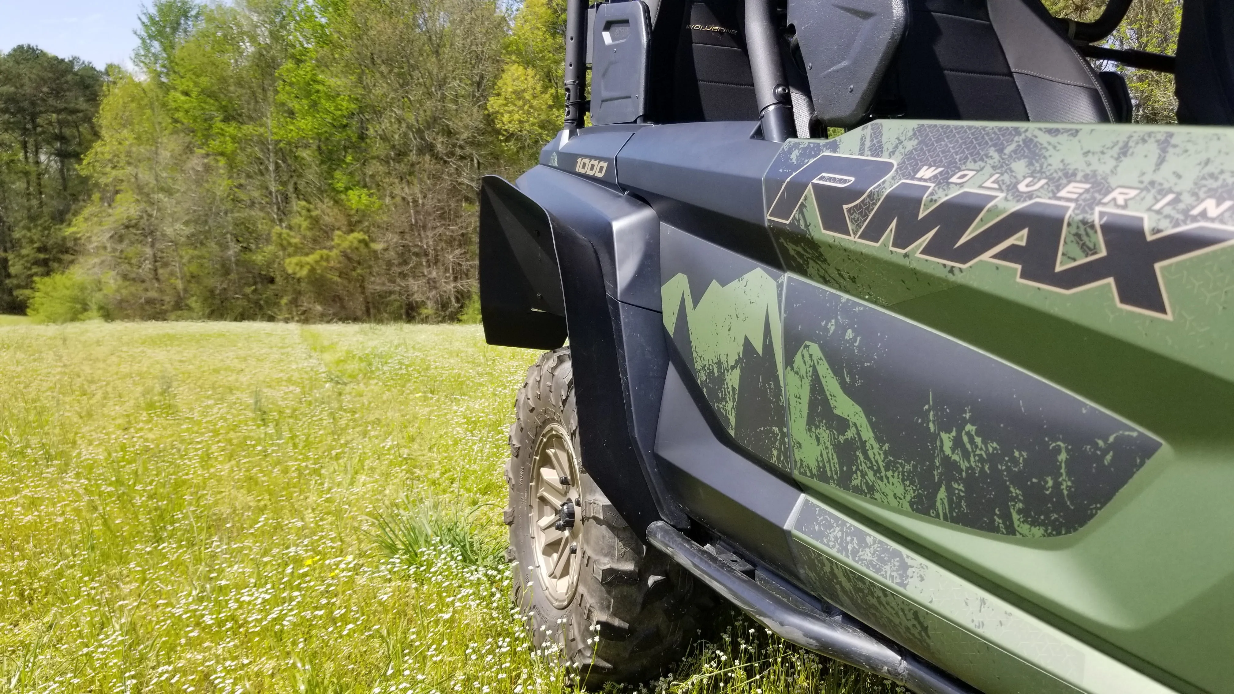 Trail Armor Yamaha Wolverine RMAX 4 Compact Mud Flap Fender Extensions 2021 - 2024