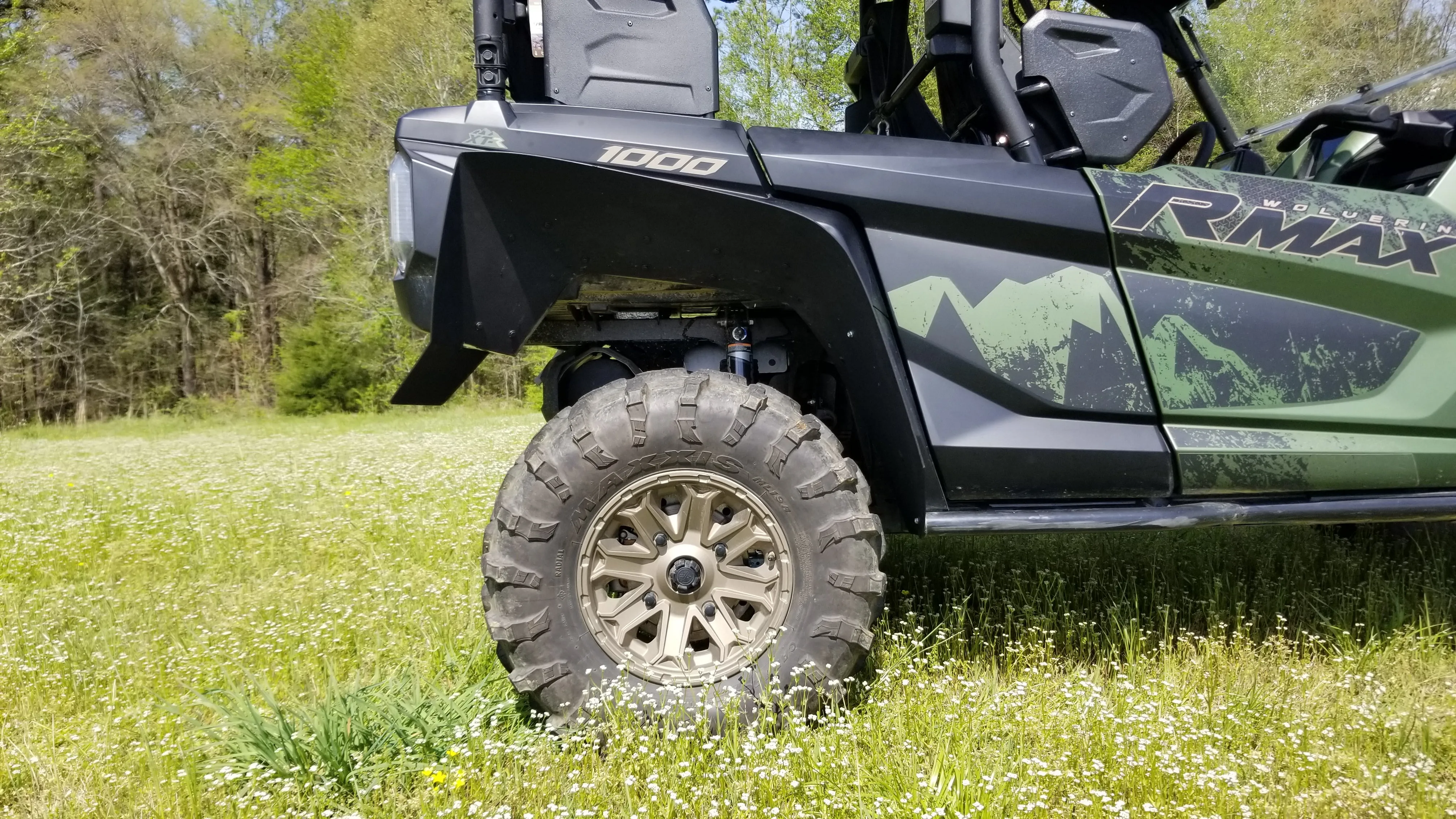 Trail Armor Yamaha Wolverine RMAX 4 Compact Mud Flap Fender Extensions 2021 - 2024