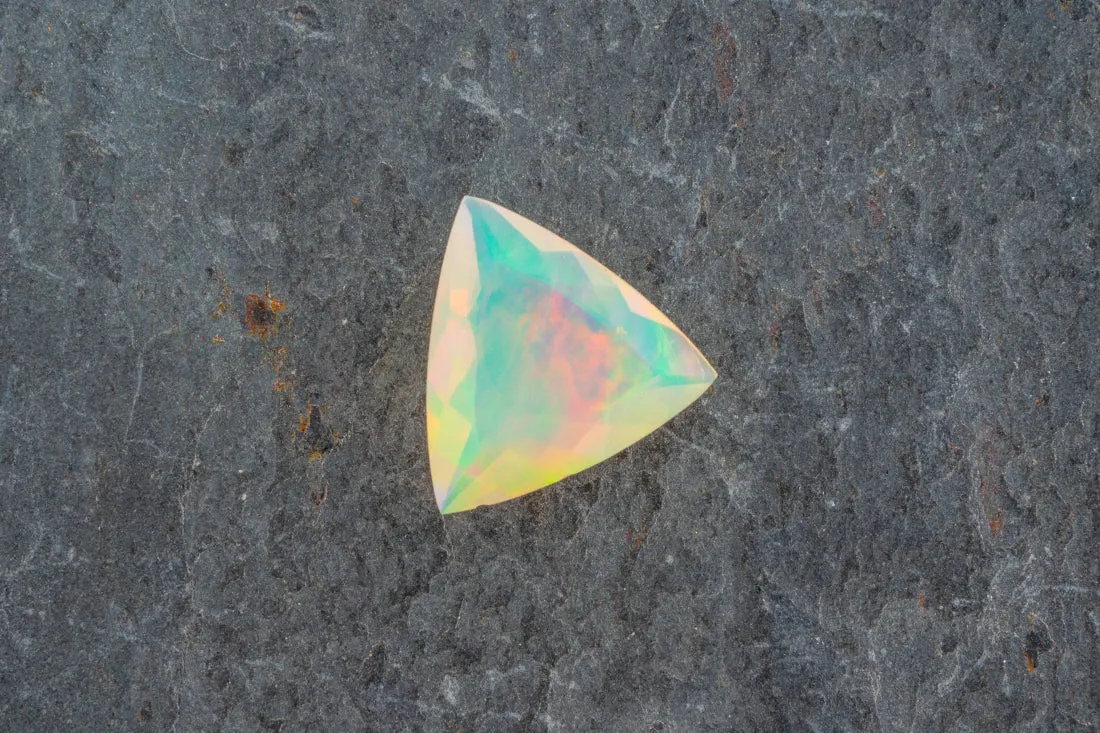 Trillion cut Ethiopian Opal