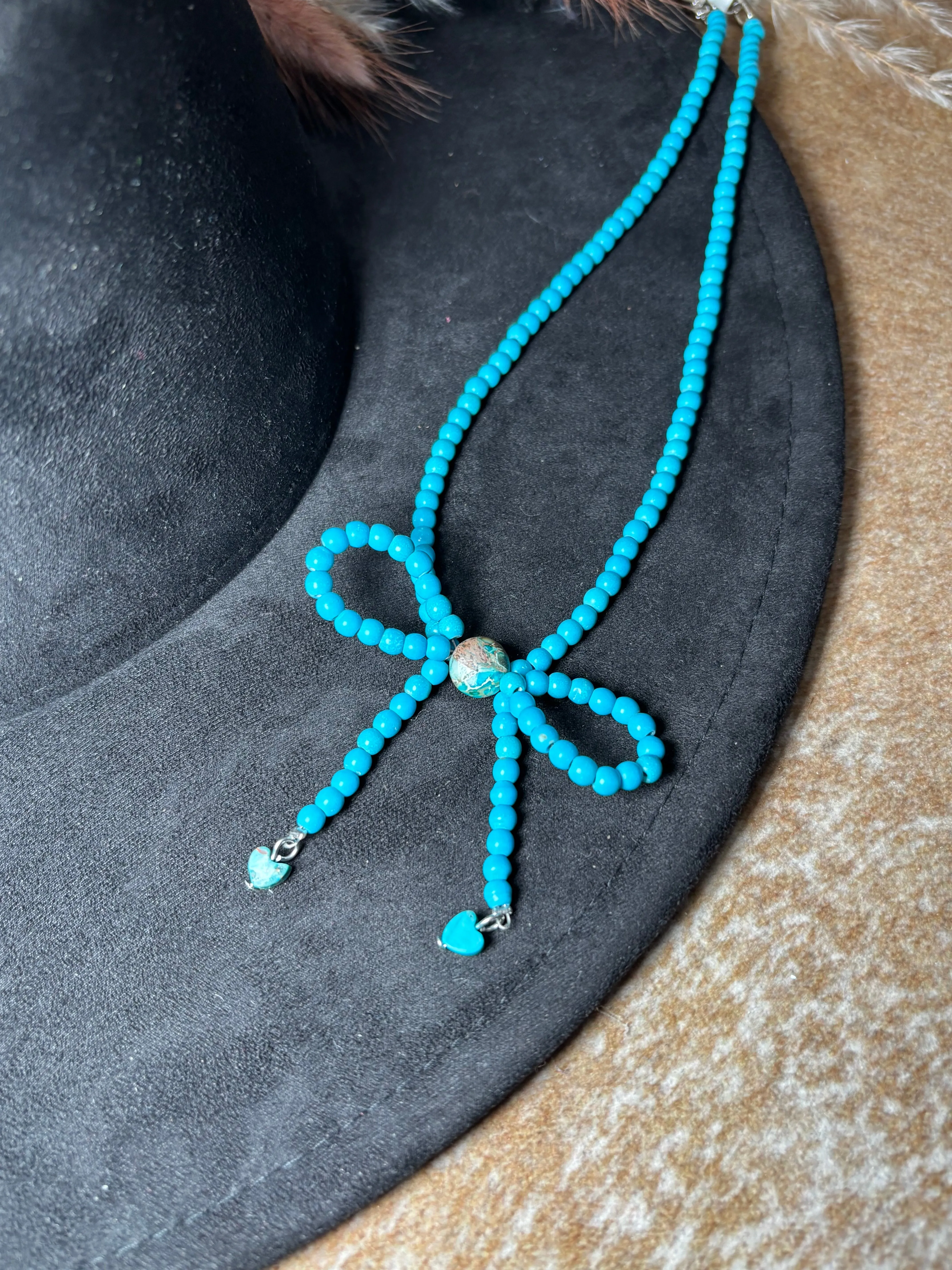Turquoise Coquette Necklace