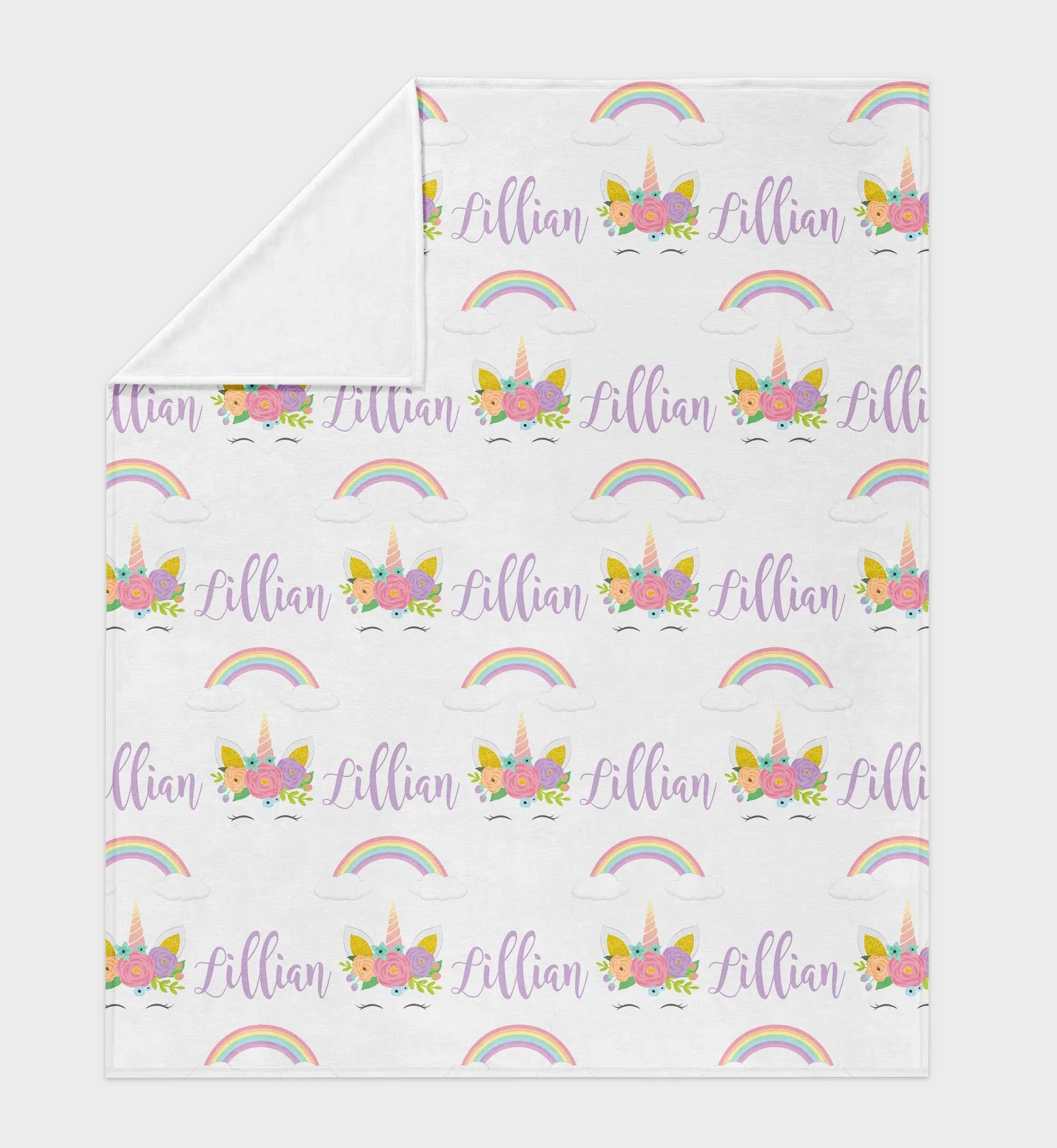 Unicorn and Rainbows blanket