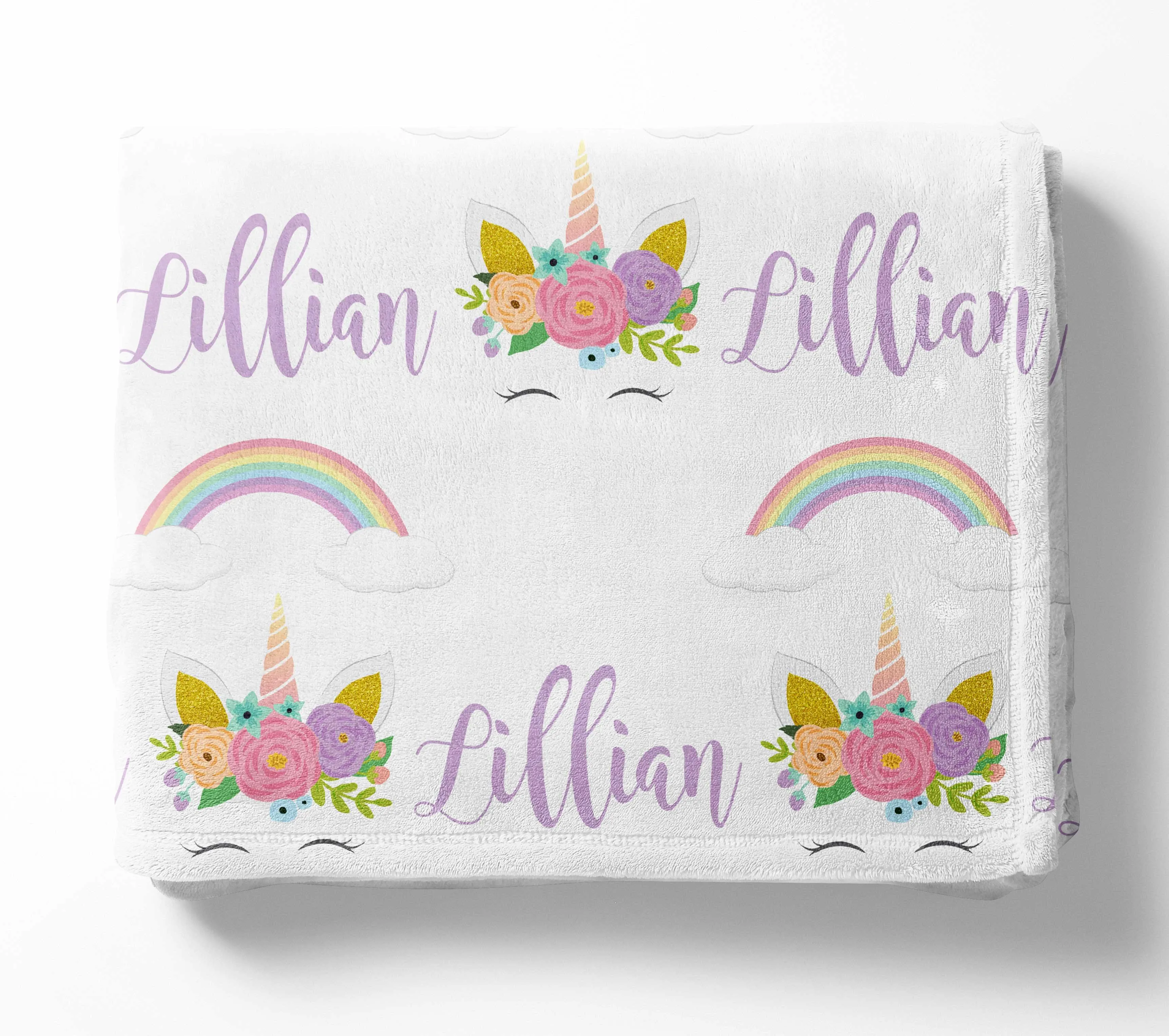 Unicorn and Rainbows blanket