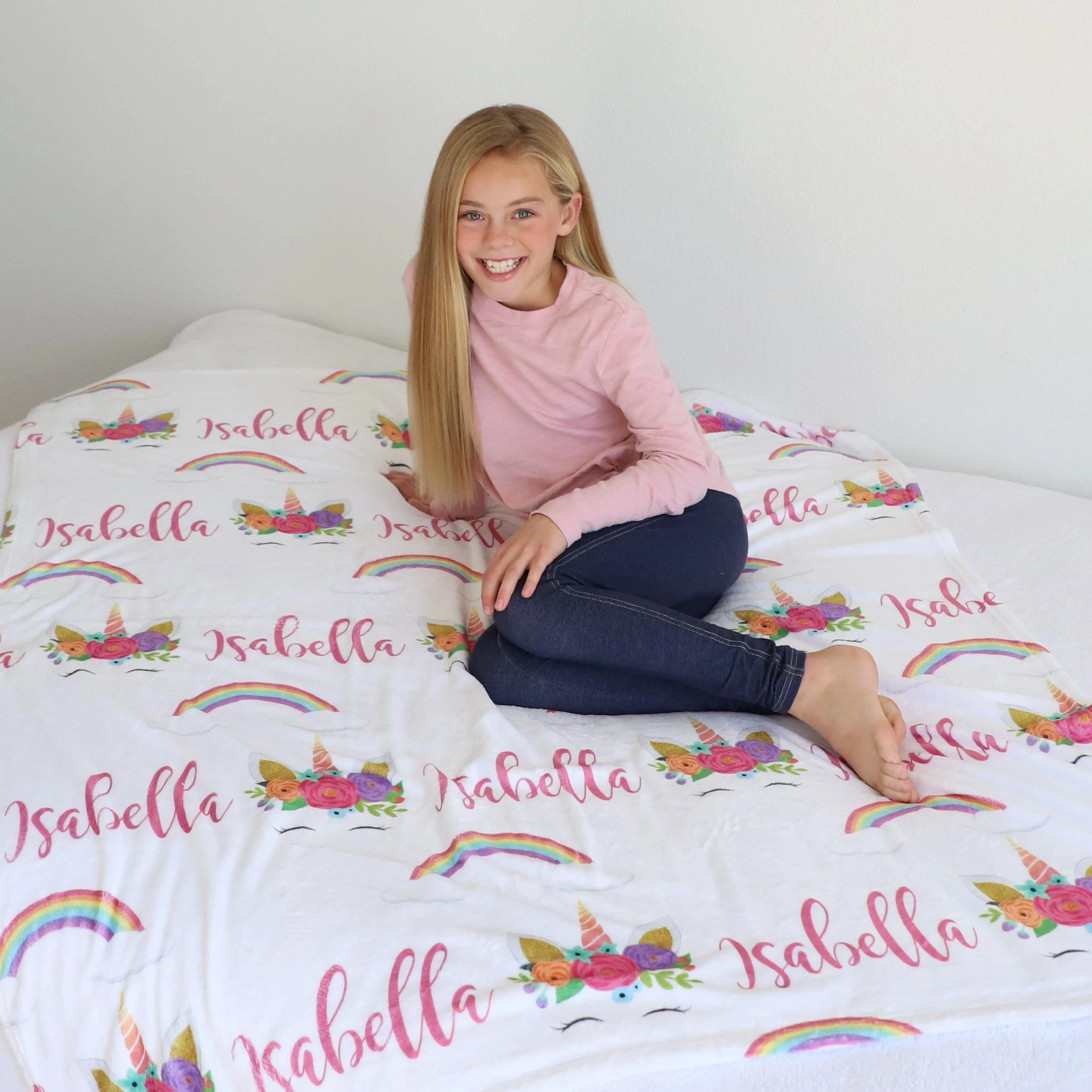 Unicorn and Rainbows blanket
