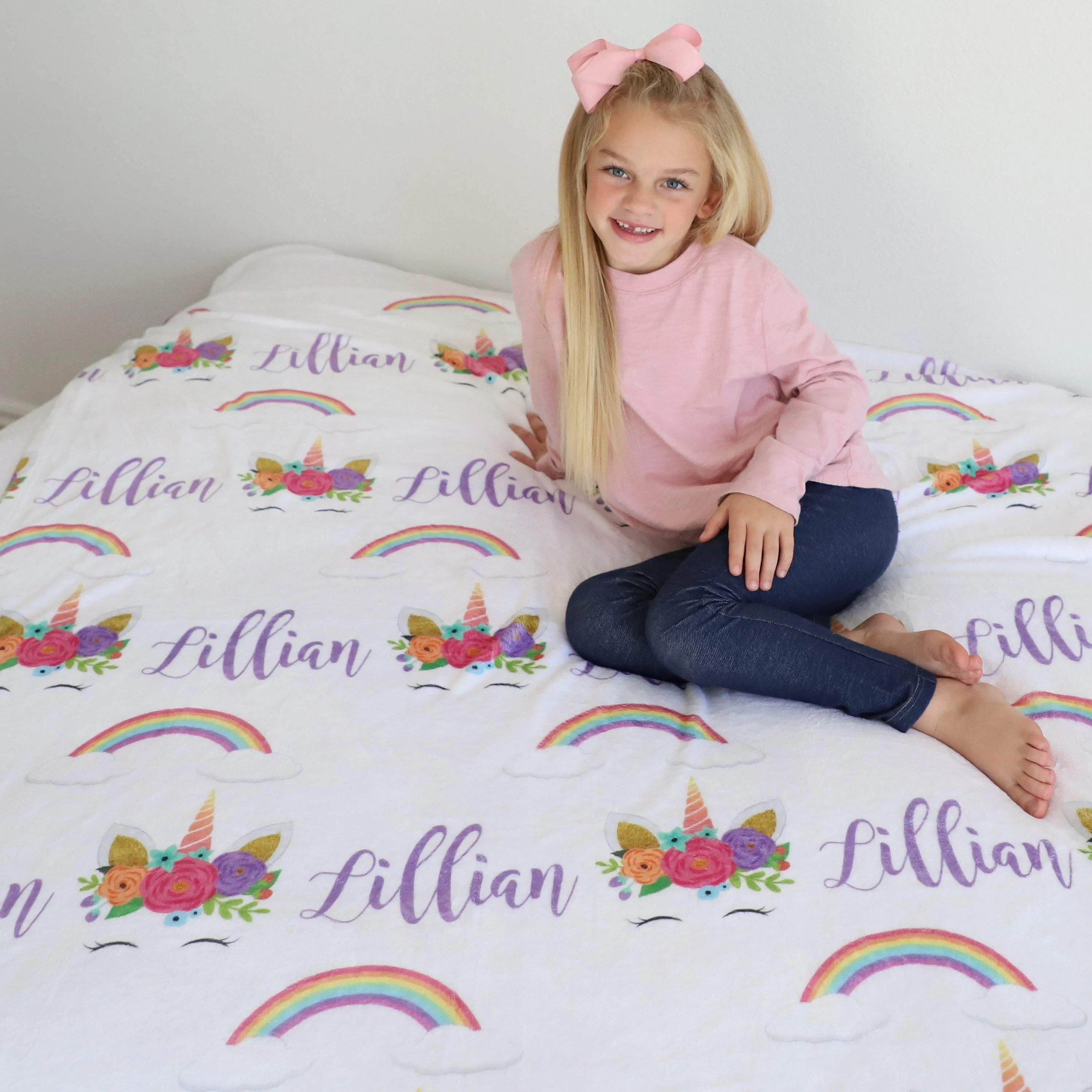 Unicorn and Rainbows blanket