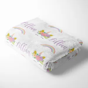 Unicorn and Rainbows blanket