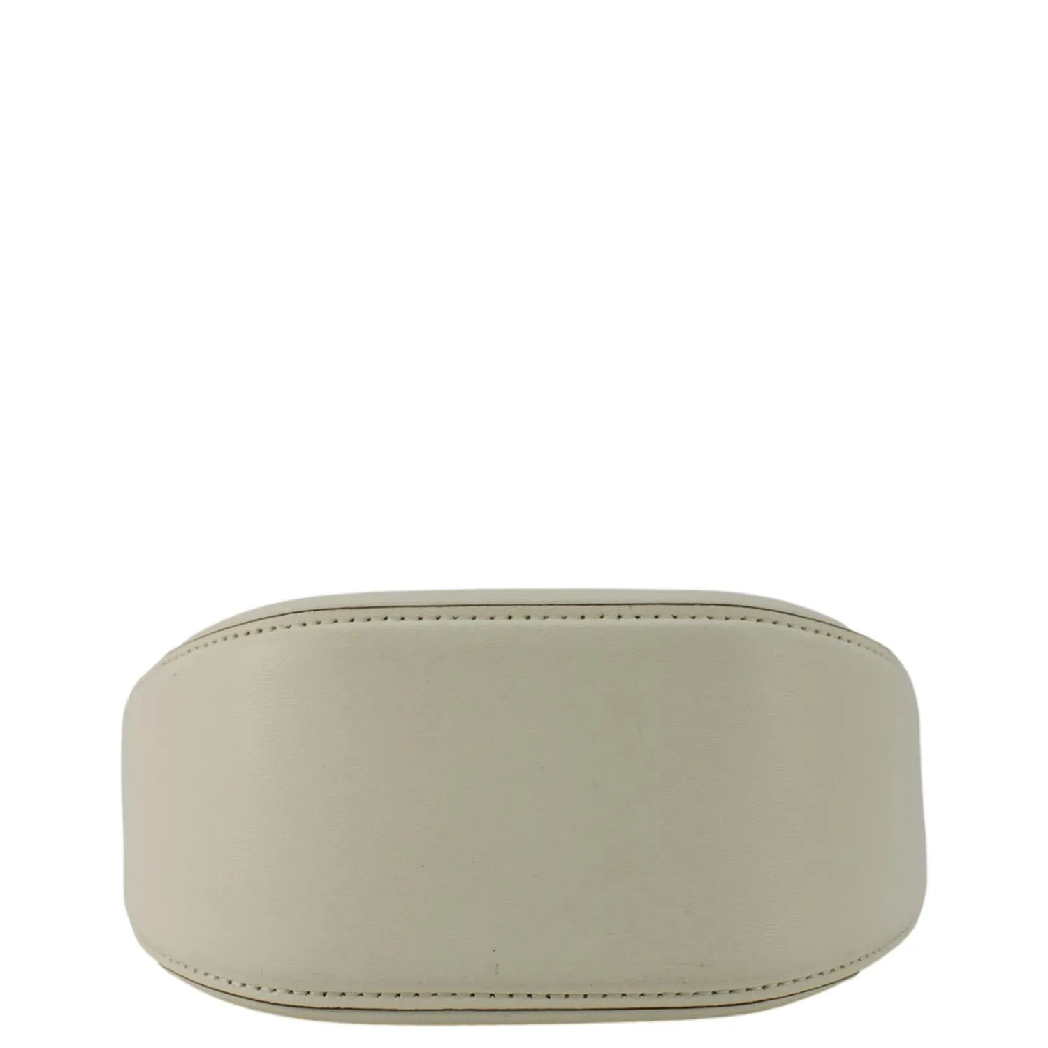 VALENTINO VLogo Moon Mini Nappa Leather Hobo Bag White