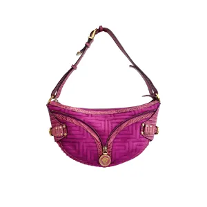 Versace Pink Calf Hair Shoulder Bag