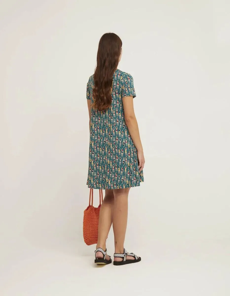 Vestido Easy Manga Corta Natación