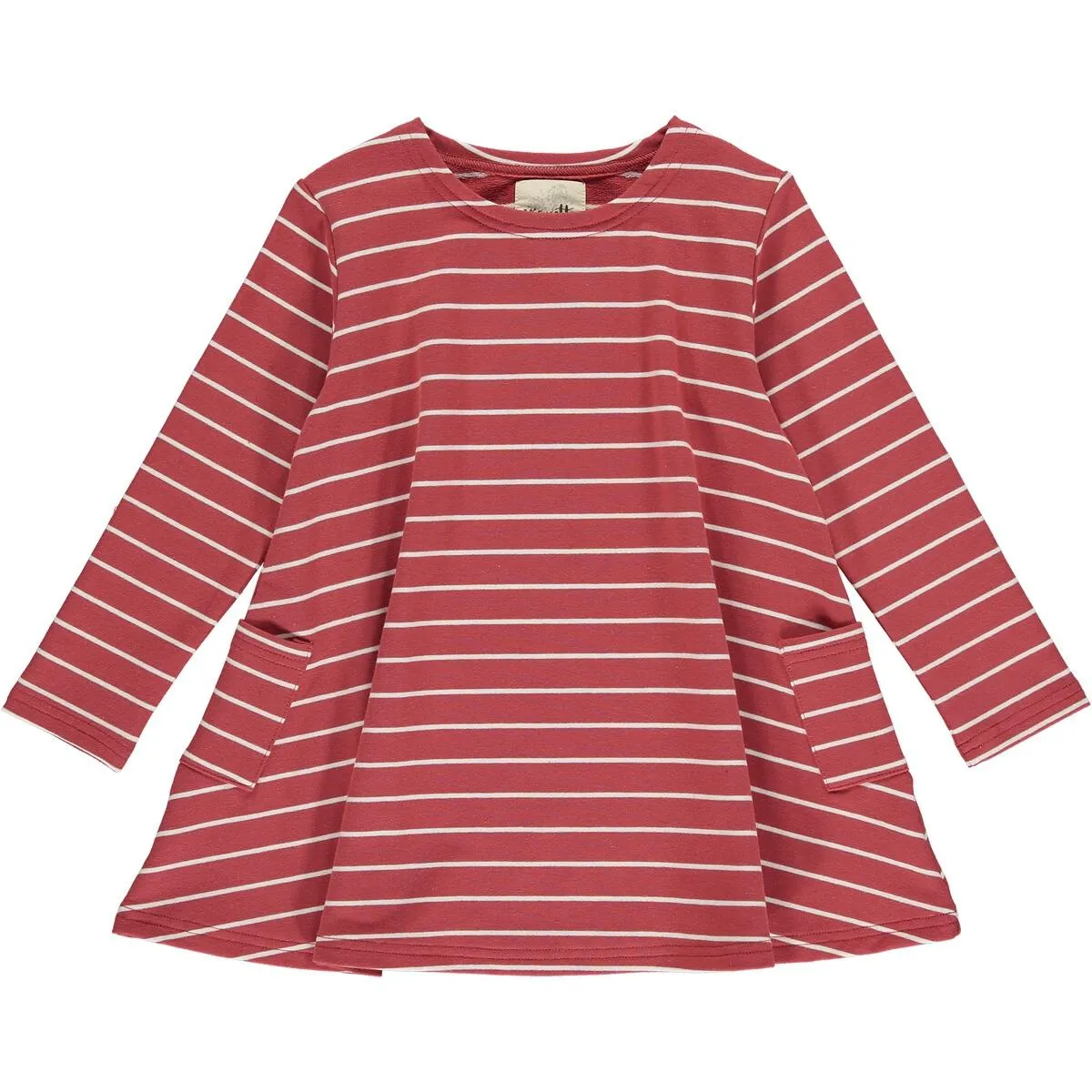 Vignette Burgundy Stripe Leena Dress