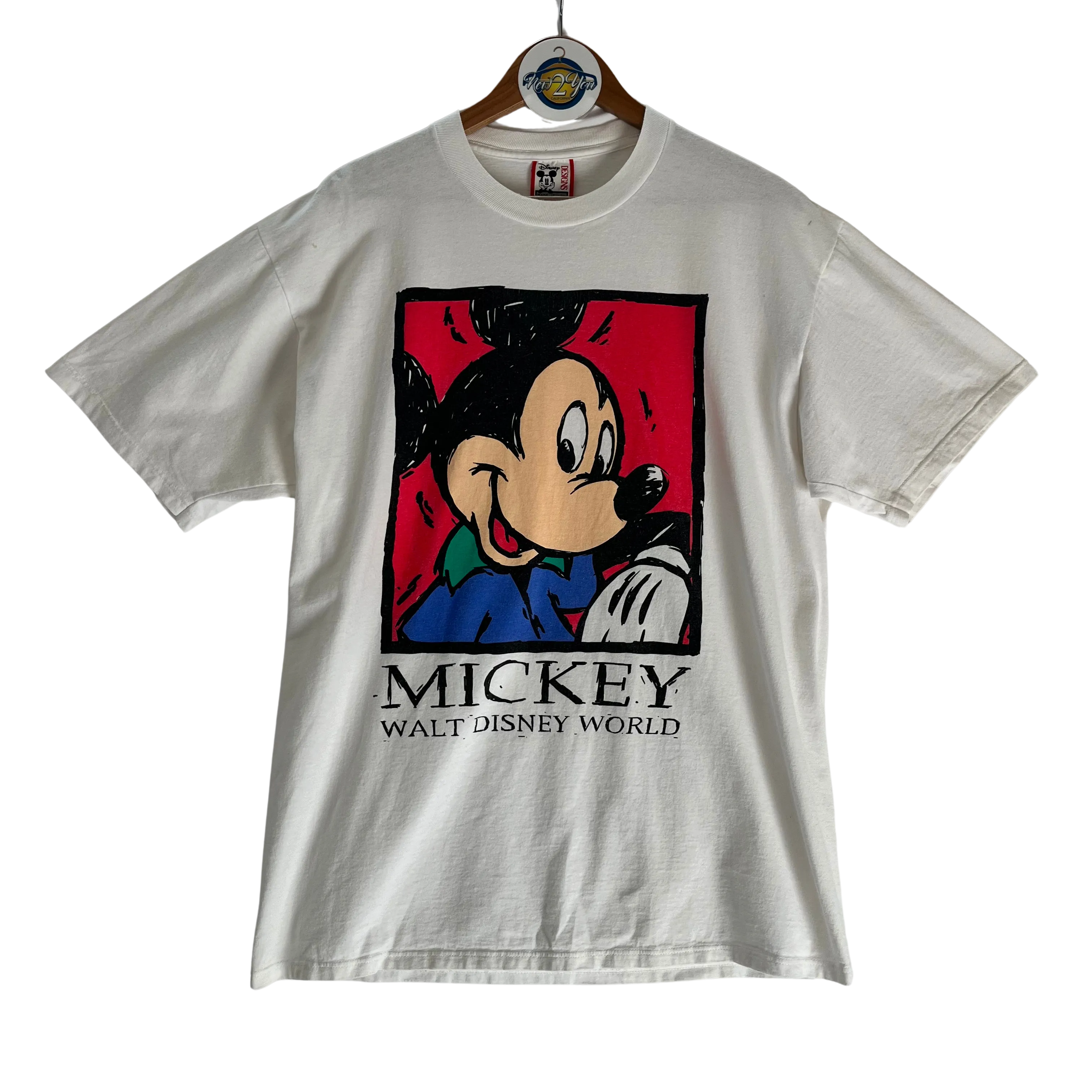 Vintage 90s Mickey Mouse Walt Disney World Graphic Tee