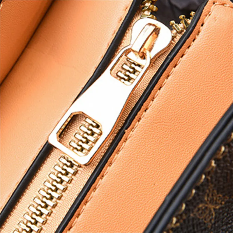 Vintage Round Print Adjustable Handbags for Ladies