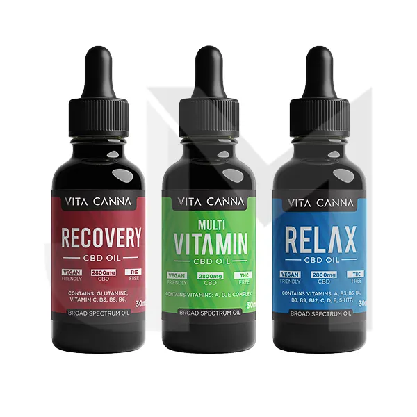 Vita Canna 2800mg Broad Spectrum Functional CBD C8 MCT Oil - 30ml