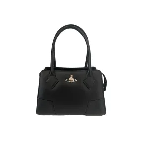 Vivienne Westwood Black Leather Mini Top Handle