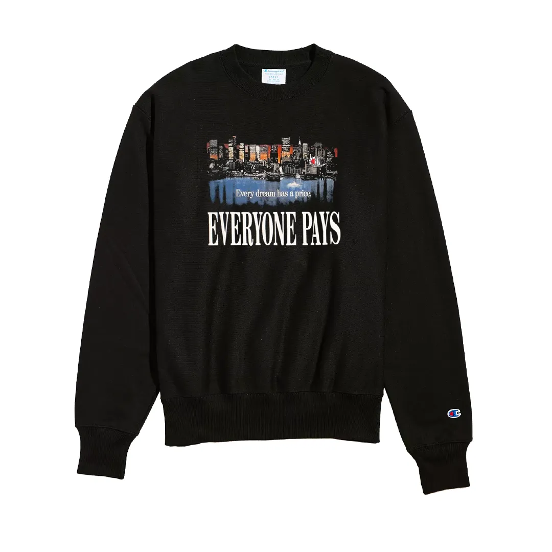 Wall Street crewneck