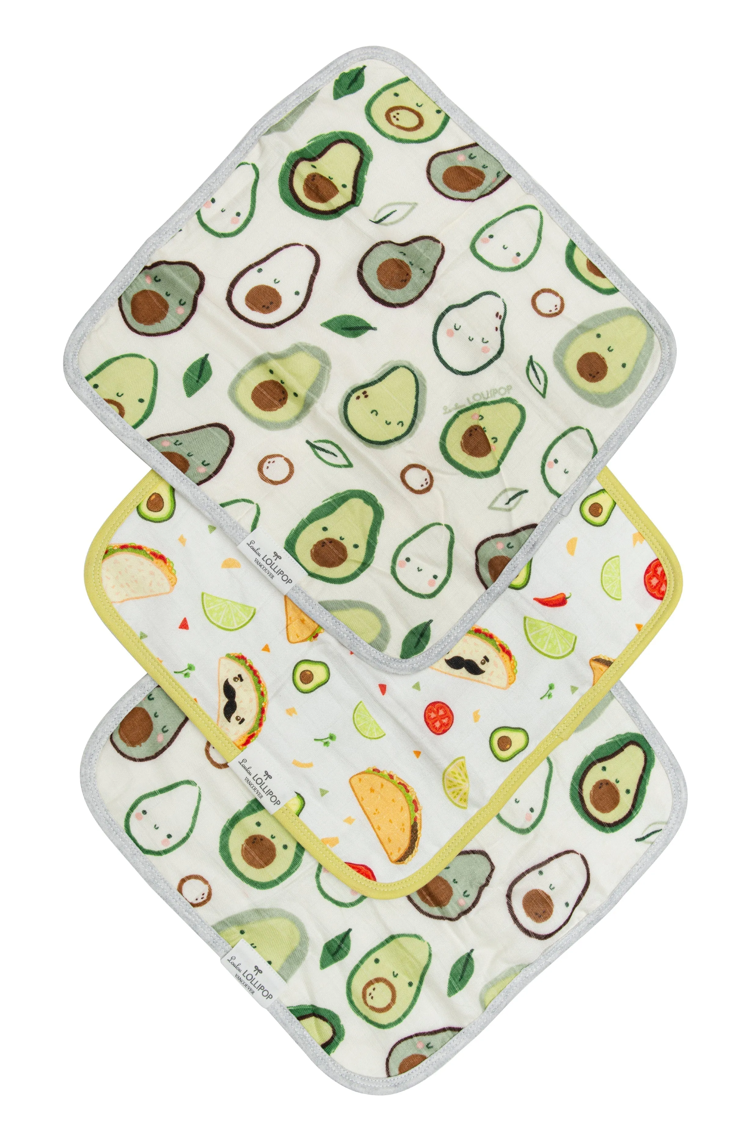 Washcloth Set - 3 Pack - Avocado