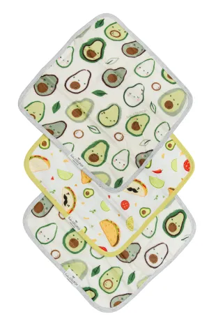 Washcloth Set - 3 Pack - Avocado