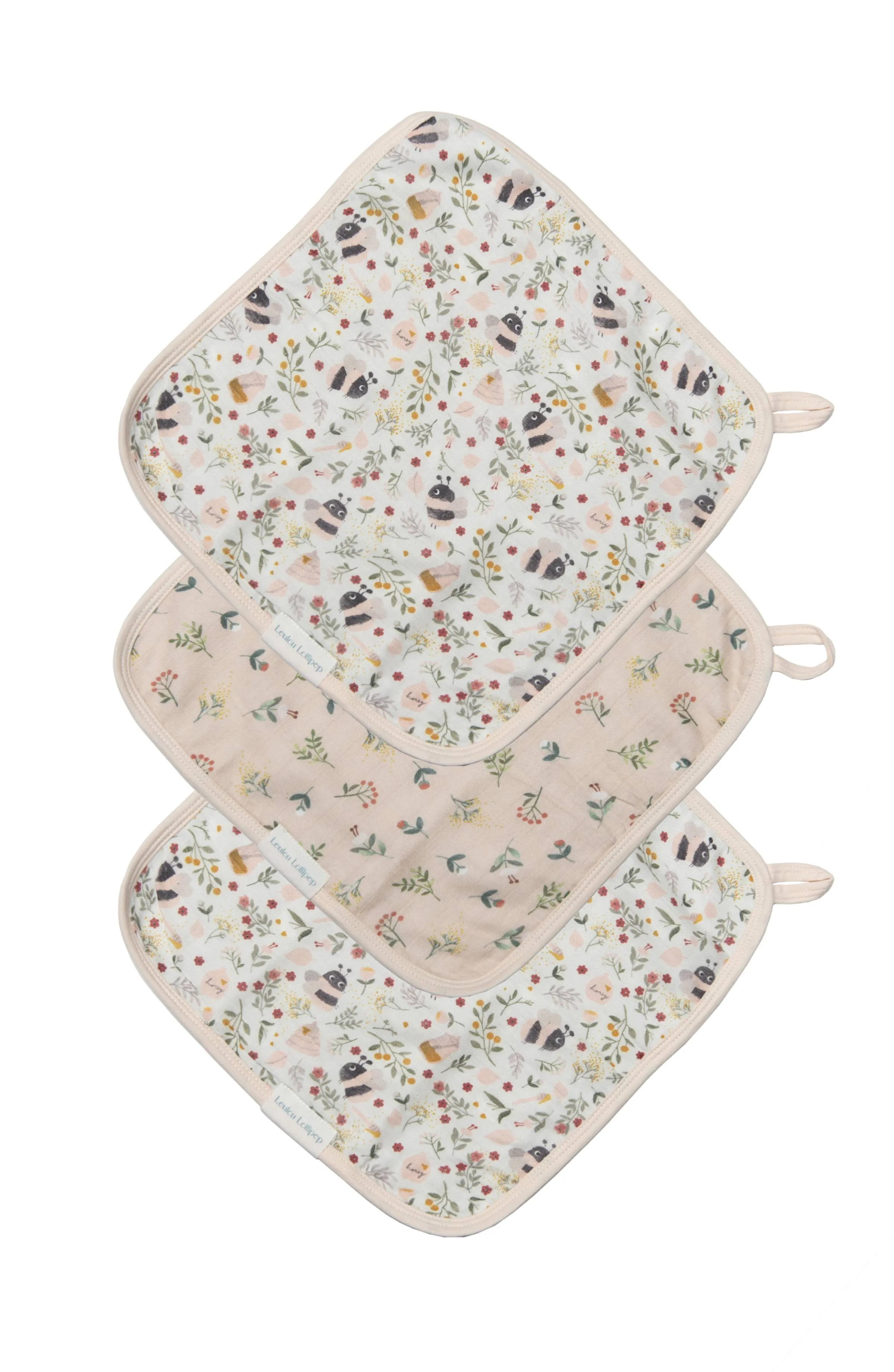 Washcloth Set - 3 Pack - Bumble Bees