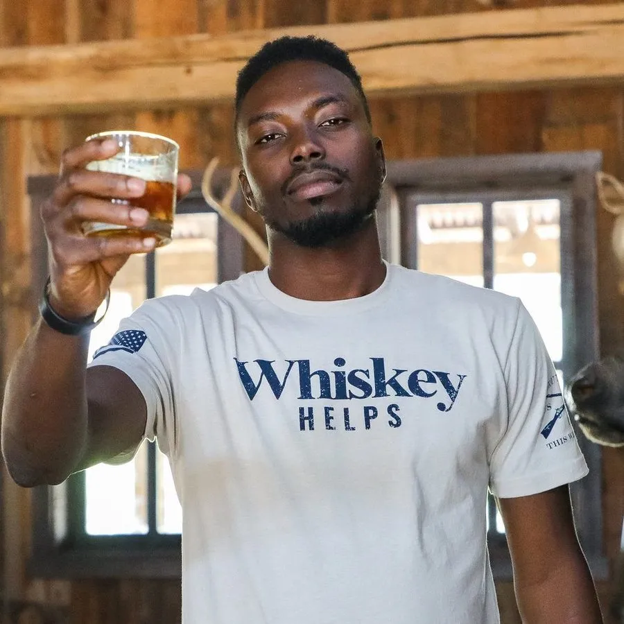 Whiskey Helps™ T-Shirt - Sand