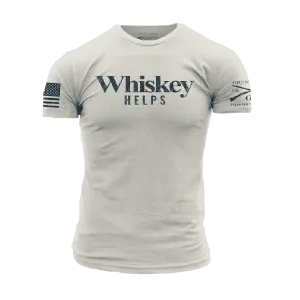 Whiskey Helps™ T-Shirt - Sand
