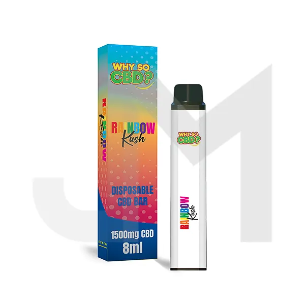 Why So CBD? 1500mg CBD Broad Spectrum Disposable Vape - 8ml
