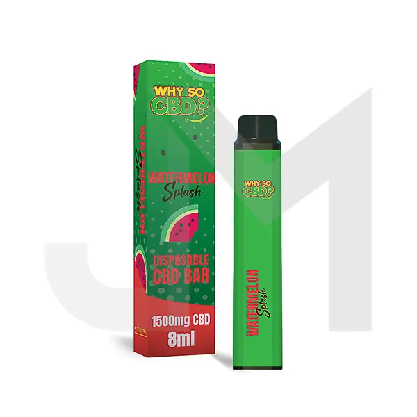 Why So CBD? 1500mg CBD Broad Spectrum Disposable Vape - 8ml