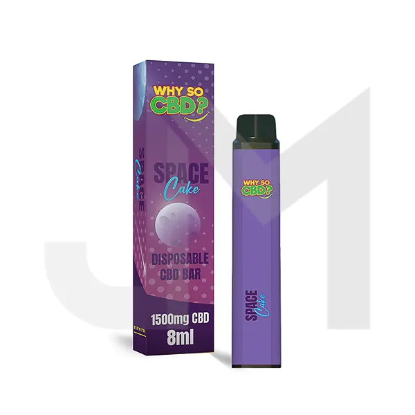Why So CBD? 1500mg CBD Broad Spectrum Disposable Vape - 8ml