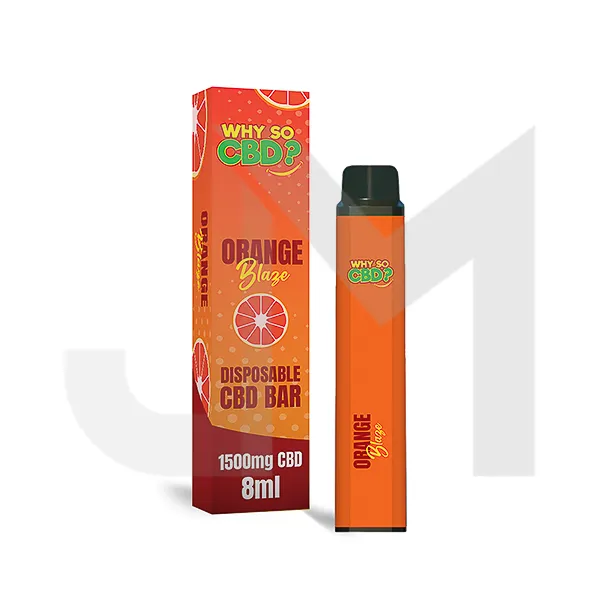 Why So CBD? 1500mg CBD Broad Spectrum Disposable Vape - 8ml