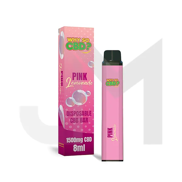 Why So CBD? 1500mg CBD Broad Spectrum Disposable Vape - 8ml