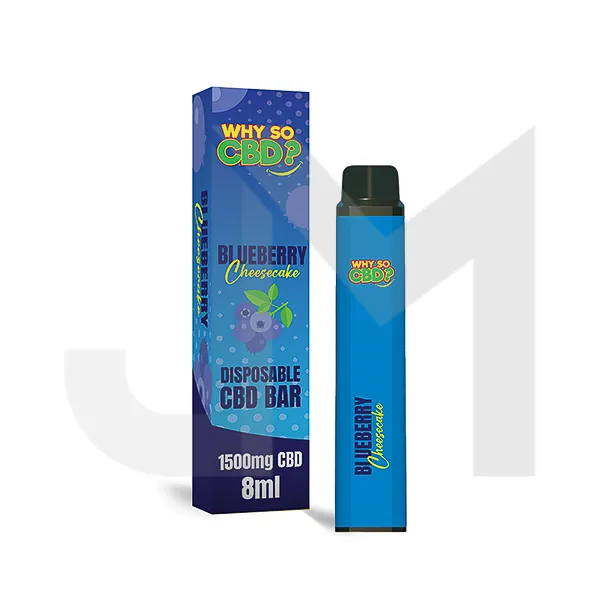 Why So CBD? 1500mg CBD Broad Spectrum Disposable Vape - 8ml