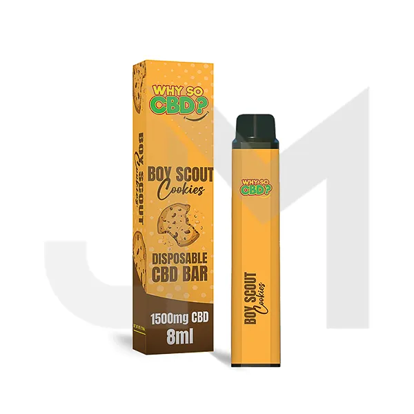 Why So CBD? 1500mg CBD Broad Spectrum Disposable Vape - 8ml